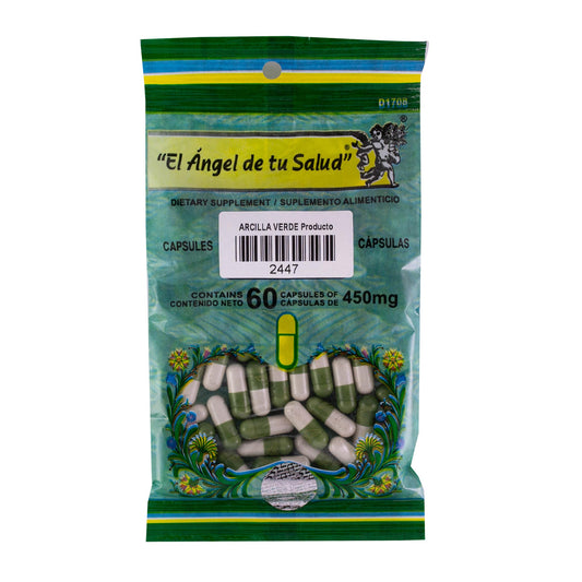 ARCILLA VERDE ™ Cápsula dura bolsa verde 60
