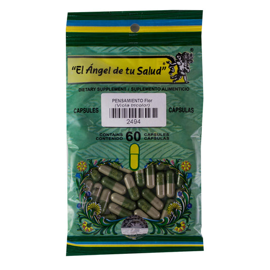PENSAMIENTO flor ™ Cápsula dura bolsa verde 60