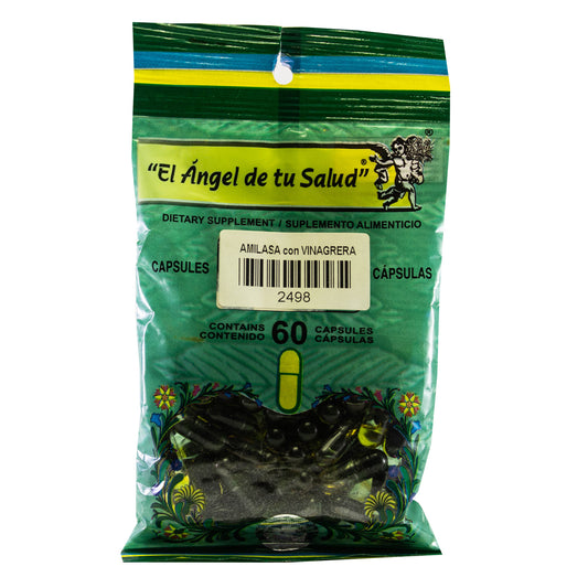 Rghe AMILASA con VINAGRERA hojas ™ Cápsula blanda bolsa verde 60