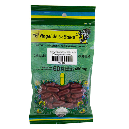 rgce HIERRO con QUINUA semillas ™ Cápsula líquida bolsa verde 60