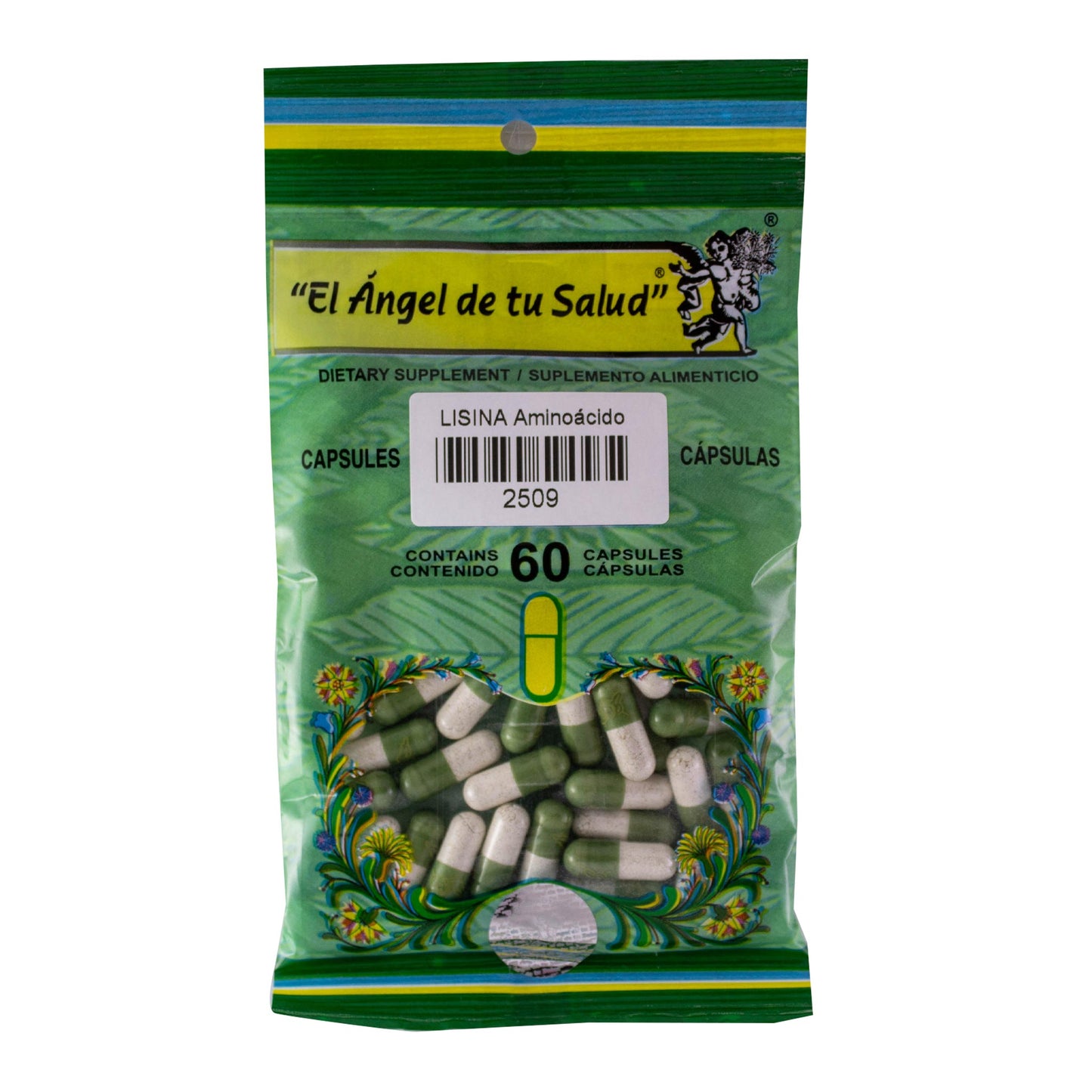 LISINA ™ Cápsula dura bolsa verde 60u