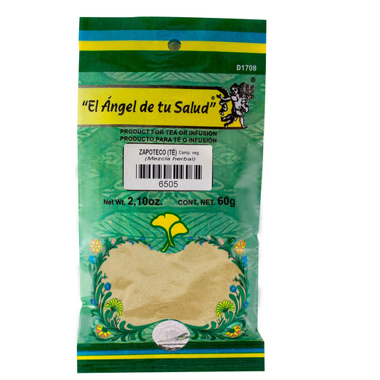 ZAPOTECO (té) compuesto vegetal ™ Polvo bolsa verde 60g