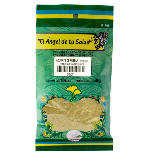 AZUMATE DE PUEBLA hojas con tallo ™ Polvo bolsa verde 60g