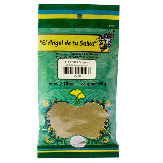 ALFILERILLO hojas con tallo ™ Polvo bolsa verde 60g