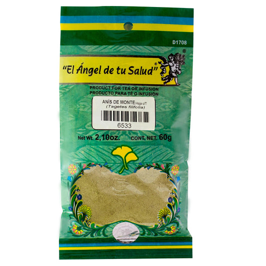 ANÍS DE MONTE hojas con tallo ™ Polvo bolsa verde 60g