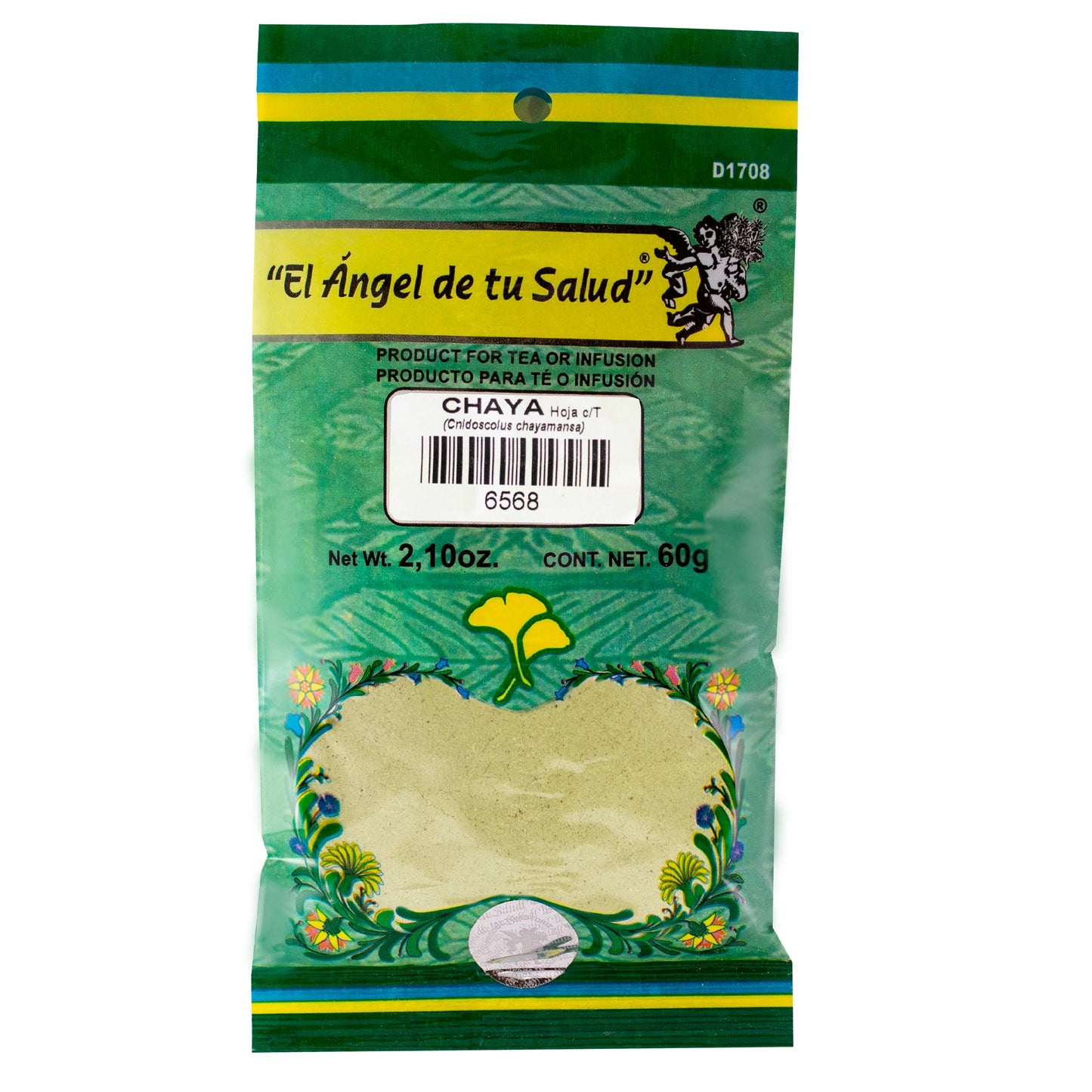 CHAYA hojas con tallo ™ Polvo bolsa verde 60g