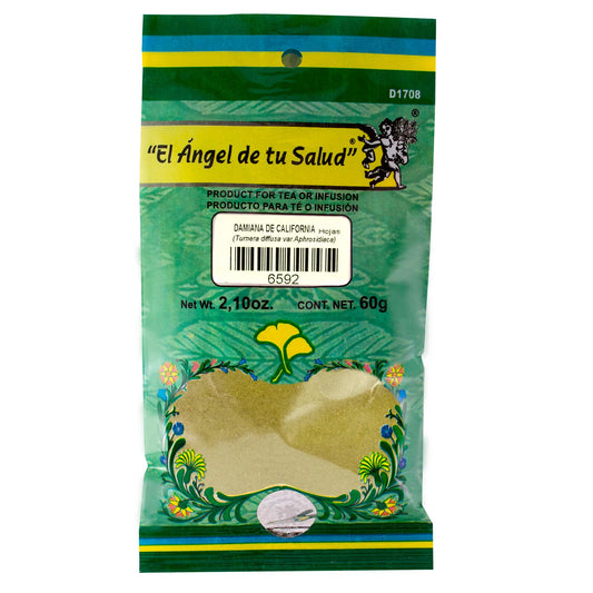 DAMIANA DE CALIFORNIA hojas ™ Polvo bolsa verde 60g