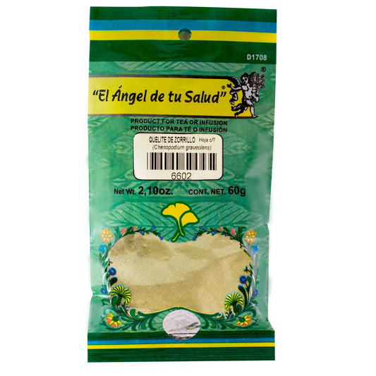 QUELITE DE ZORRILLO hojas con tallo ™ Polvo bolsa verde 60g