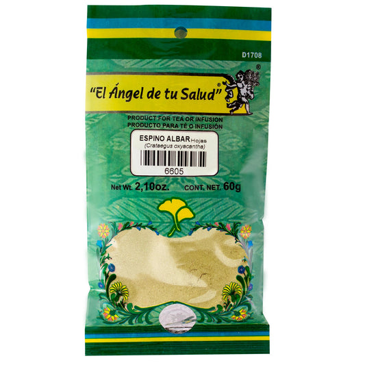 ESPINO ALBAR hojas ™ Polvo bolsa verde 60g