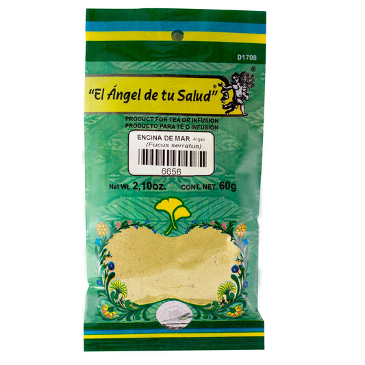 ENCINA DE MAR Algas ™ Polvo bolsa verde 60g