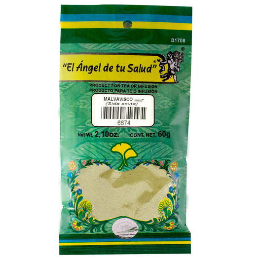 MALVAVISCO hojas con tallo ™ Polvo bolsa verde 60g
