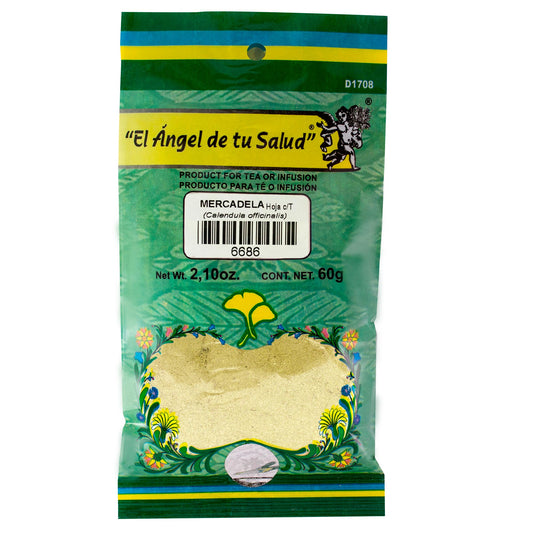 MERCADELA hojas con tallo ™ Polvo bolsa verde 60g