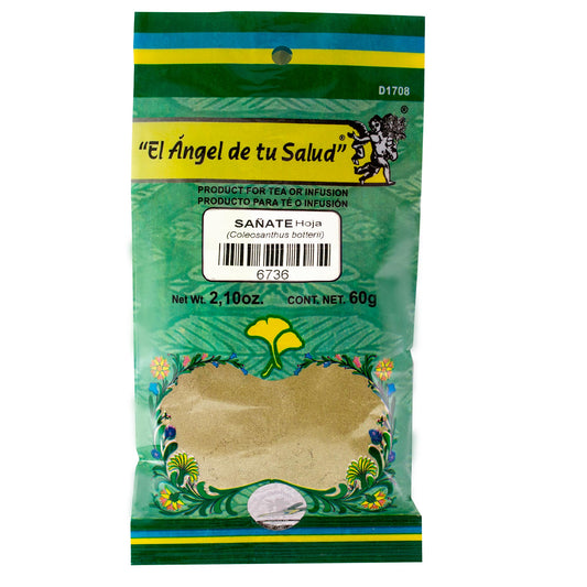 SAÑATE hojas ™ Polvo bolsa verde 60g