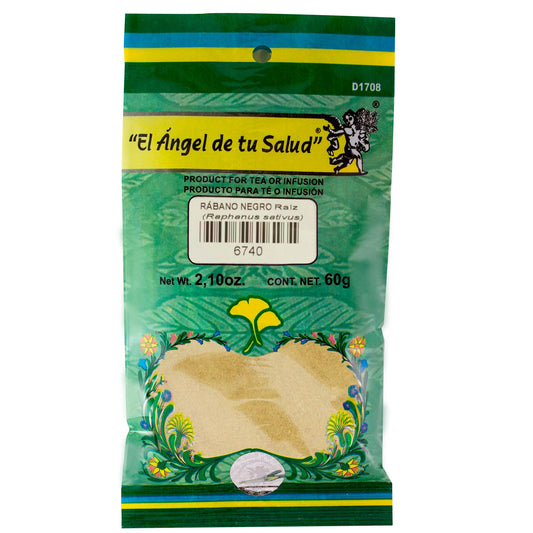 RÁBANO NEGRO raíz ™ Polvo bolsa verde 60g