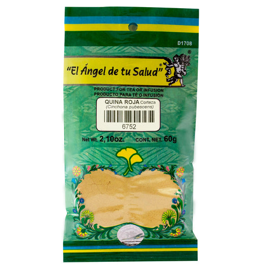QUINA ROJA corteza ™ Polvo bolsa verde 60g