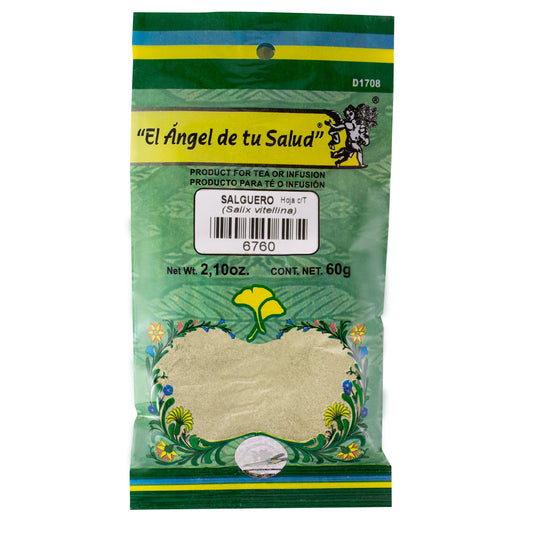 SALGUERO hojas con tallo ™ Polvo bolsa verde 60g