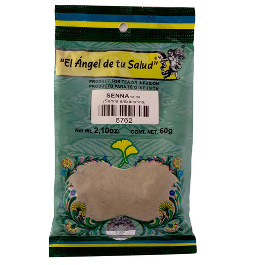 SENNA Vaina ™ Polvo bolsa verde 60g