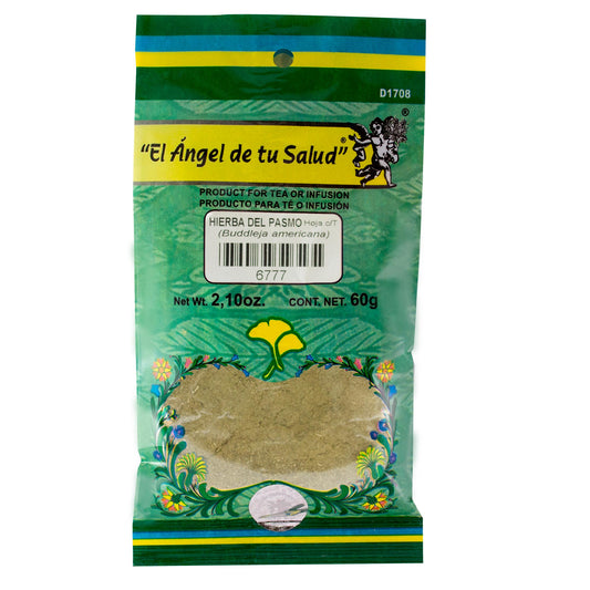 HIERBA DEL PASMO hojas con tallo ™ Polvo bolsa verde 60g