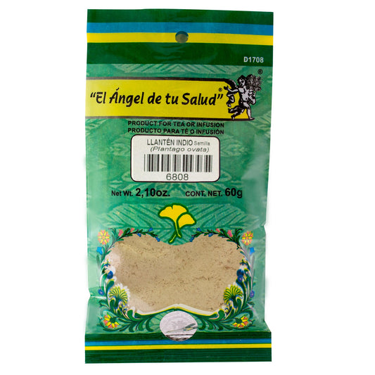 LLANTÉN INDIO Semilla ™ Polvo bolsa verde 60g