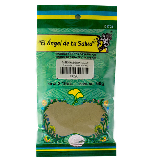 CABEZONA DE RIO hojas con tallo ™ Polvo bolsa verde 60g