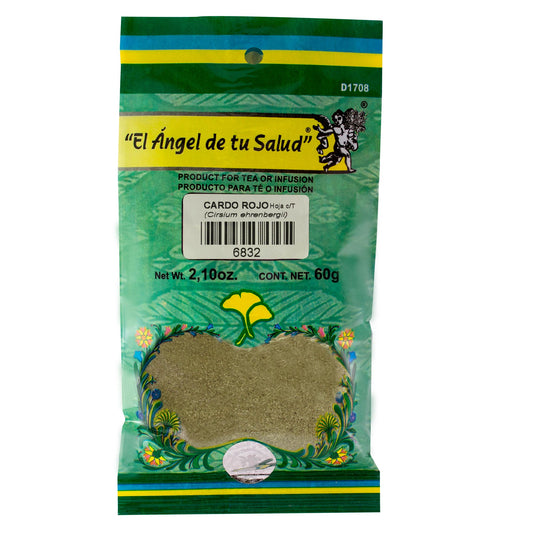 CARDO ROJO hojas con tallo ™ Polvo bolsa verde 60g