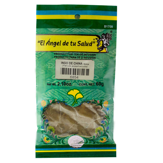 INGO DE CHINA Goma ™ Polvo bolsa verde 60g