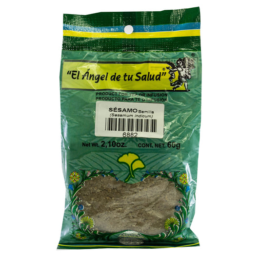 SÉSAMO semilla ™ Polvo bolsa verde 60g
