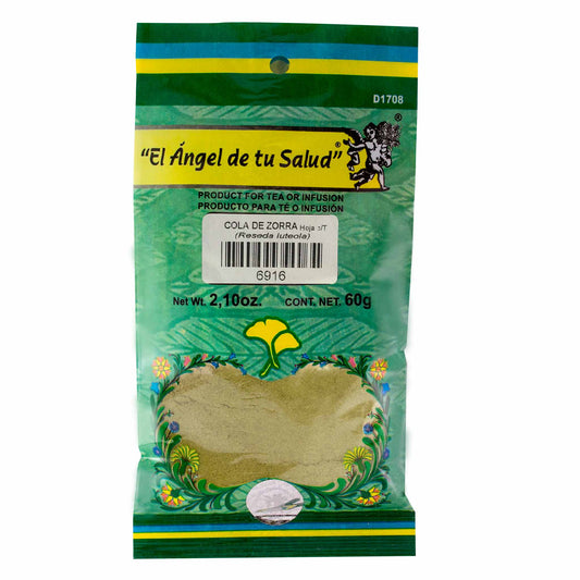 COLA DE ZORRA hojas con tallo ™ Polvo bolsa verde 60g
