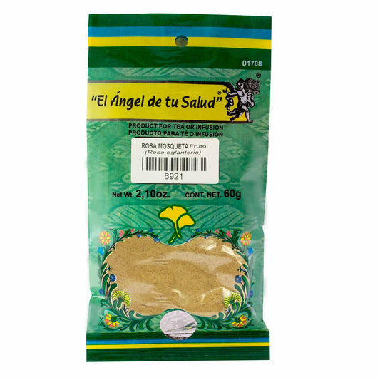 ROSA MOSQUETA fruto ™ Polvo bolsa verde 60g