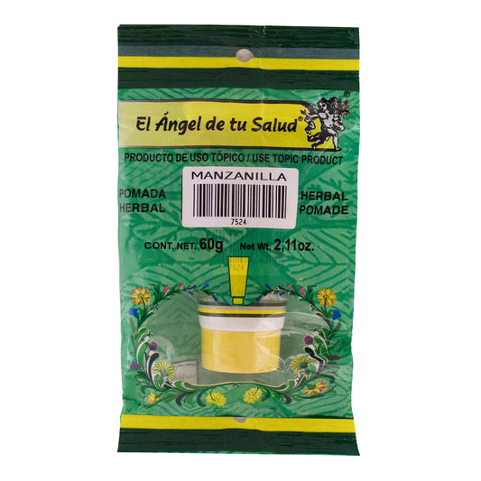 Pomada MANZANILLA ™ bolsa verde tubo 60g