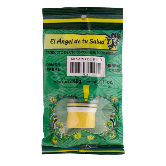 Pomada BÁLSAMO DE PERÚ ™ bolsa verde tubo 60g