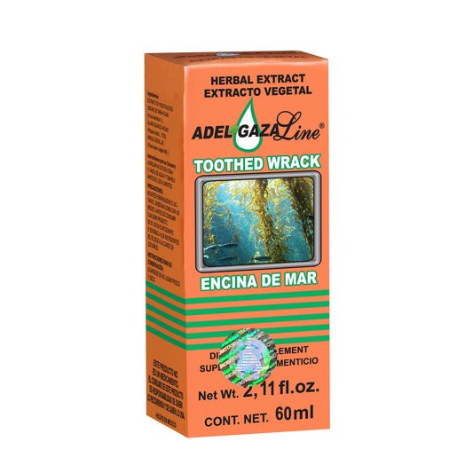 Extracto vegetal ADELGAZALINE ® encina de mar caja frasco gotero 60ml