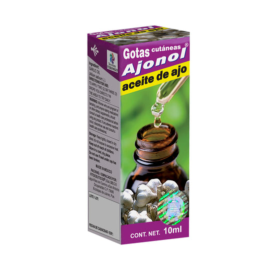 Gotas cutáneas AJONOL ® aceite de ajo frasco 10ml