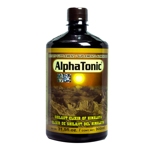 Elixir ALPHATONIC ® Shilajit del Himalaya caja frasco 900ml
