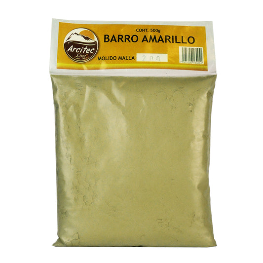 Polvo ARCITEC LINE ® barro amarillo bolsa 500g