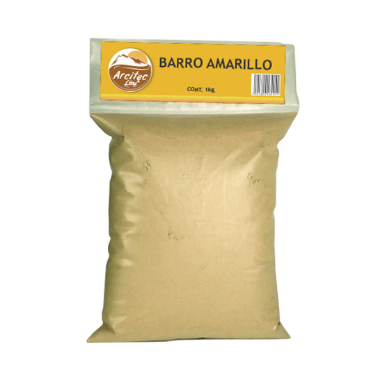 Polvo ARCITEC LINE ® barro amarillo bolsa 1Kg
