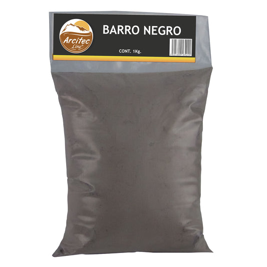 Polvo ARCITEC LINE ® barro negro bolsa 1Kg