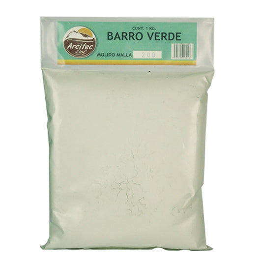 Polvo ARCITEC LINE ® barro verde bolsa 1Kg