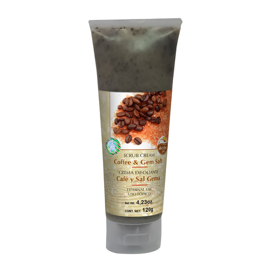 Crema exfoliante ARCITEC LINE ® crema exfoliante  café y sal gema tarro 120g