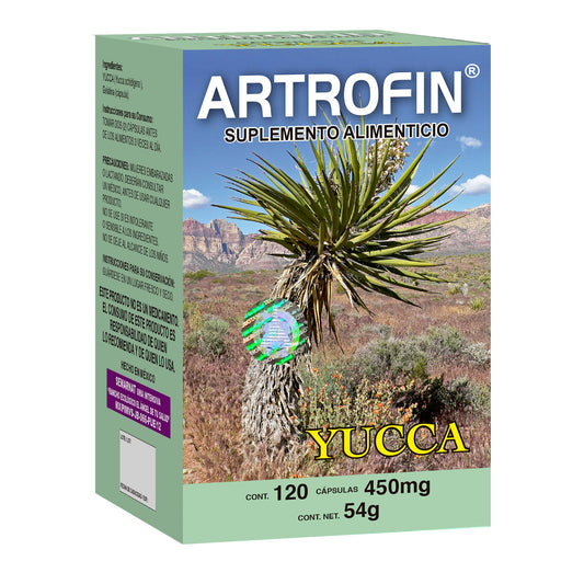 Cápsulas ARTROFIN ®  yucca caja frasco 120