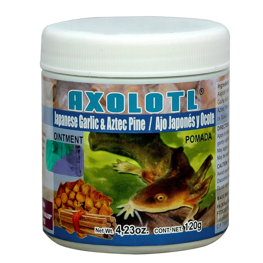 Pomada AXOLOTL ® ajo japonés y ocote tarro 120g