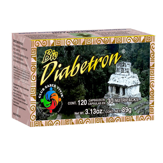 Cápsulas BIO DIABETRON ® vitaminas, minerales y vitanutrientes frasco 90