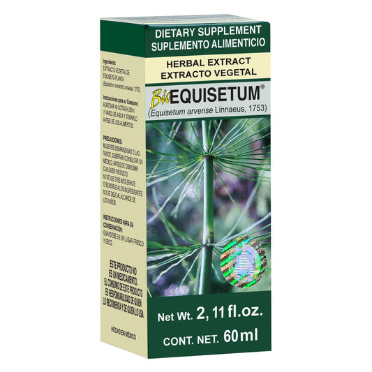 Extracto vegetal BIOEQUISETUM ® equiseto caja frasco gotero 60ml