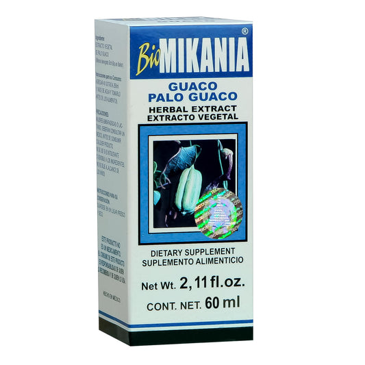 Extracto vegetal BIOMIKANIA ® palo guaco caja frasco gotero 60ml