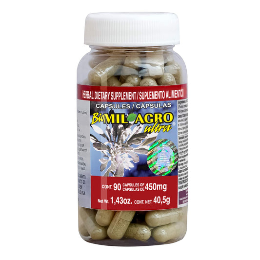 Cápsulas BIOMILAGRO ULTRA ® hojas de chuka frasco 90