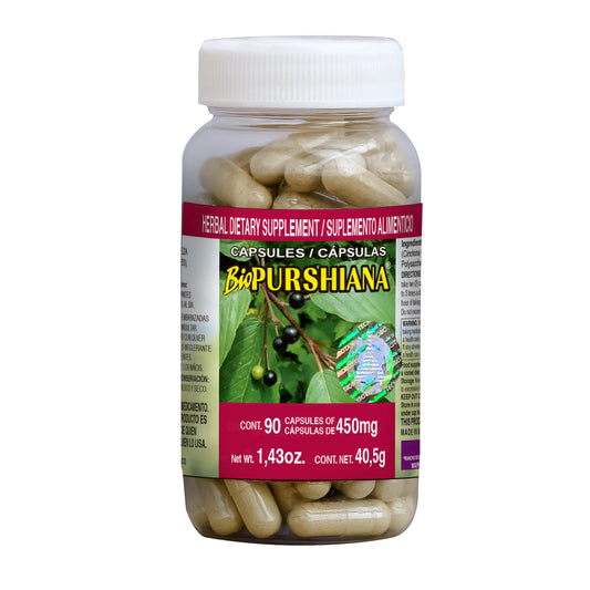 Cápsulas BIOPURSHIANA ® cascara sagrada frasco 90