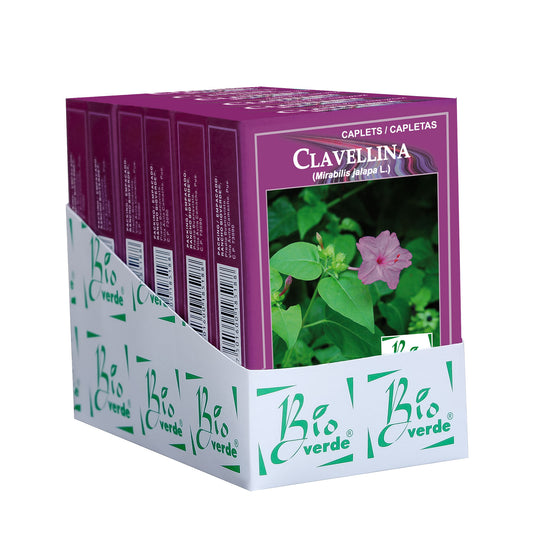 Capletas BIOVERDE ® clavellina hojas 6 cajas con 60