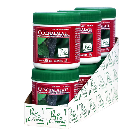 Pomada BIOVERDE ® cuachalalate 6 tarros de 120g