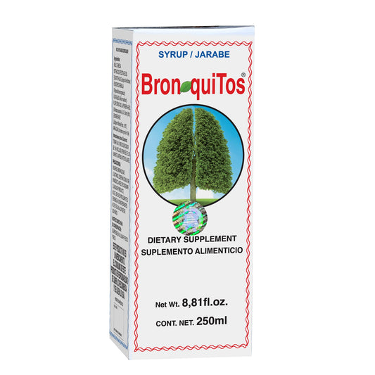 Jarabe BRONQUITOS ® miel de abeja, eucalipto y semilla de fenogreco caja frasco 250ml