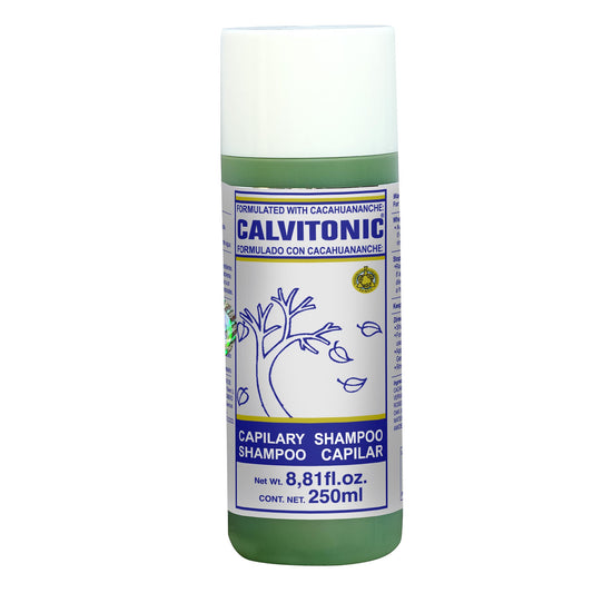 Shampoo CALVITONIC ® semilla de cacahuananche frasco 250ml